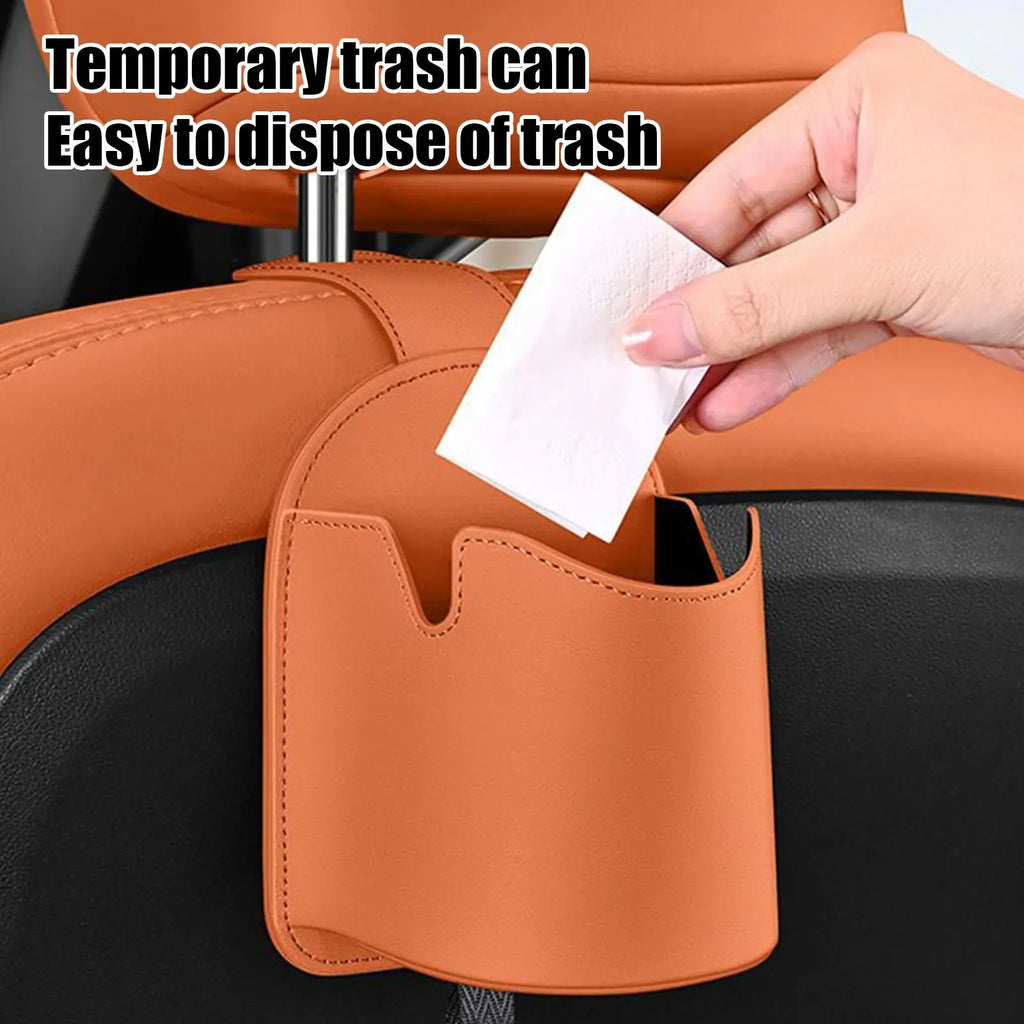 Cup Holder for Car Back Seat Multifunctional Automotive Storage Car Back Seat Cup Holder Headrest Hook for Travel Truck Interior