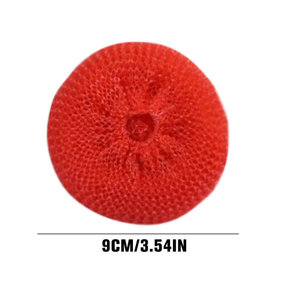10/30Pcs Random Color Plastic Clean Up Grease Dish Mesh Scrubber Non-Scratch Cleaning Ball Plastic Household Cleaning Supplies