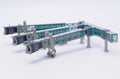 LH4385 1:400 Plastic Collectible Airport Passenger Bridge Simulation Finished Souvenir JC Wings for Airbus A380 Model