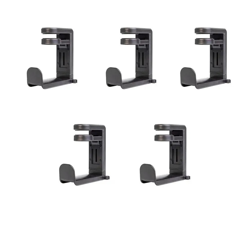 Pc Gaming Headphone Stand Headset Hook Holder, Hanger Mount with Adjustable 360 °   Rotating Arm Clamp, Desk Mount Universal Bag