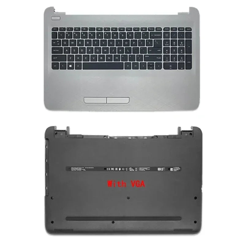 For Pavilion 15-AY BA 15-AC AF TPN-C125 250 G4 G5 LCD Back Cover/Front Bezel/Hinges/Palmrest/Bottom Case 900263-001 Black