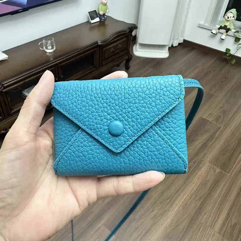 Compact and exquisite coin purse 2024 New mini crossbody bag, waist bag, neck-hanging small bag, card holder, pendant bag