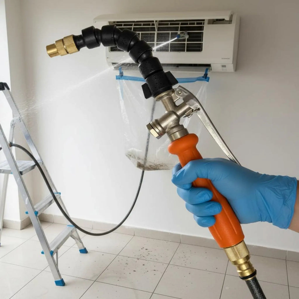 Air Cooling Unit Cleaning Ergonomic Handle Adjustable Water Water Jet Universal Joint Spray Extension High Pressure