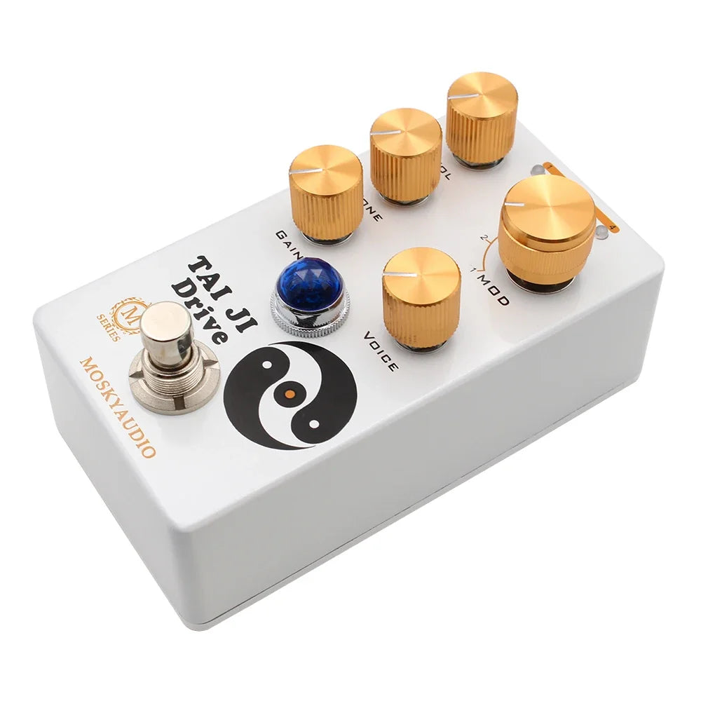 MOSKY TAI JI Drive Guitar Effect Pedal Amp-In-A-Box Overdrive Effect Pedal Overdrive Guitar Pedal True Bypass Full Metal Shell