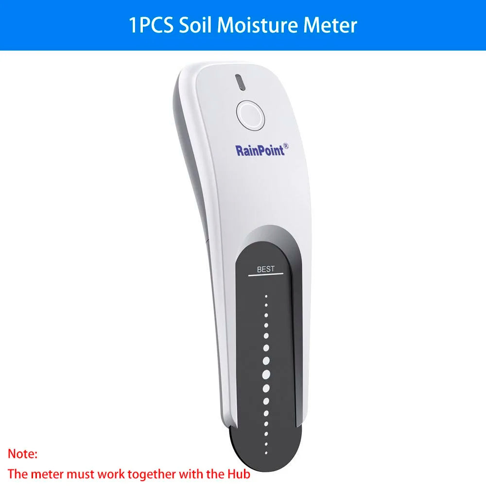 Wifi Smart Soil Moisture Meter,3-in-1 Soil Moisture/Temperature/Light Tester, Wireless Soil Moisture Sensor For Garden
