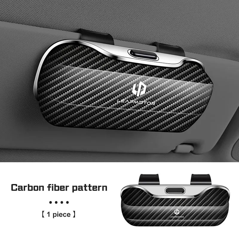 Car Driving Glasses Case Sun Visor Glasses Storage For Leapmotor T03 S01 C11 C01 C10 C16 B10 Series Auto Interior Accessories