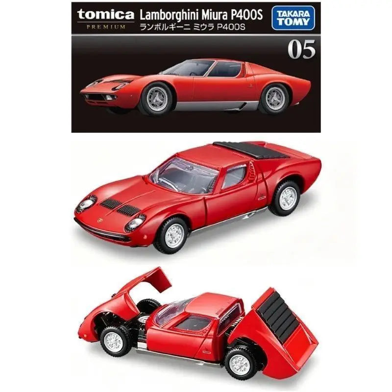 Original 2026 Takara Tomy Tomica Premium Series TP05 Lamborghini Miura P400S Alloy Car Models Collection Die-Casting Gift