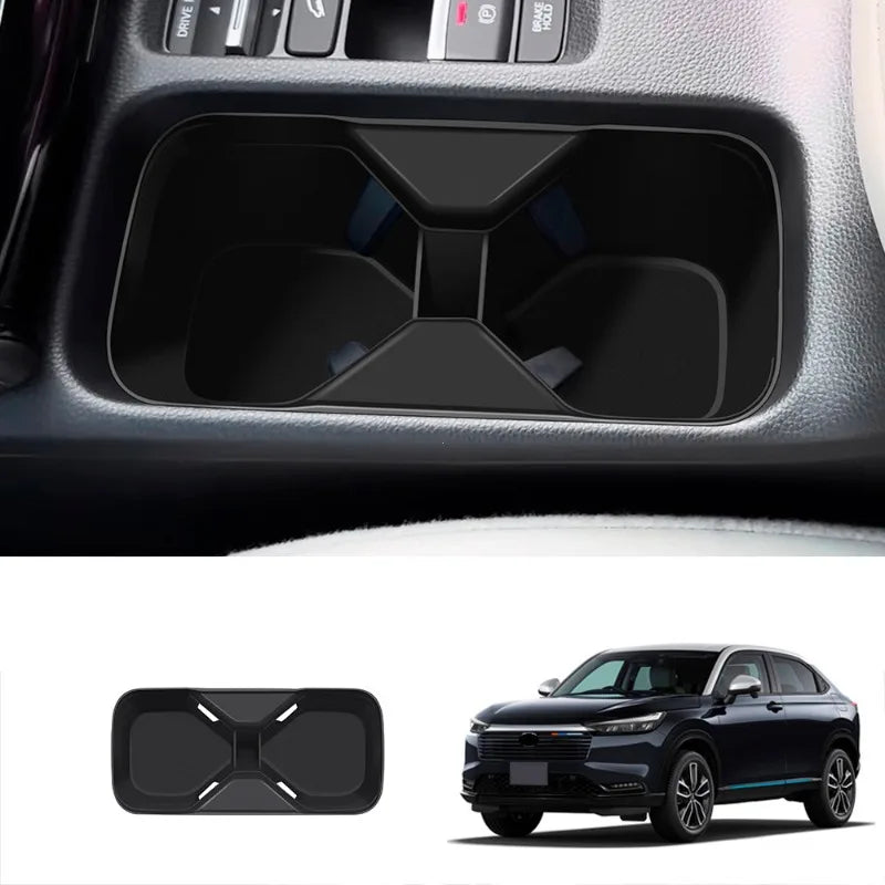 Cup Holder for Honda HRV HR-V Vezel 2021-2025 Car Center Console Storage Box Water Cup Holder Auto Interior Accessories Silicone