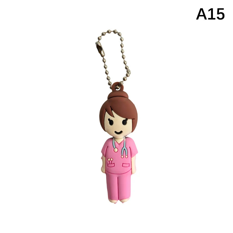 Ampoule Bottle Opener Keychain Syringe-Shaped Medication Vial Cutter Nurse Doctor Ampoule Bottle Breaker Aid Nurse Tool