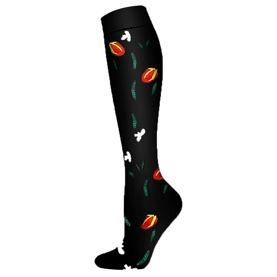 Men Women Compression Sock for Leggings Breathable Running Pressure Soccer Adult Edition Network Pressure Nurse Socks