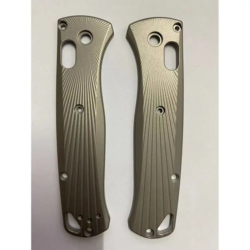 1 Pair Custom MadeTitanium Alloy Handle Scales for Benchmade Bugout 535 Knives