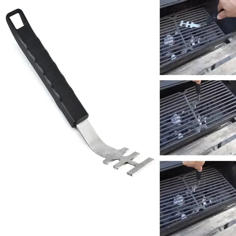 1Pc Anti-Scald Grill Grate Lifter Heat-Resistant Cooking Grate Lifter Tool Grill Tools Accessories For Lifte The Grill Net BBQ