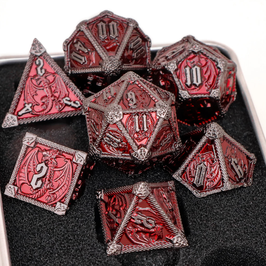 D and D Dice RPG Metal Dice for DnD Polyhedral Dice For Dungeons and Dragons Dice Role Playing Games D&D Dice Gifts Green Dice
