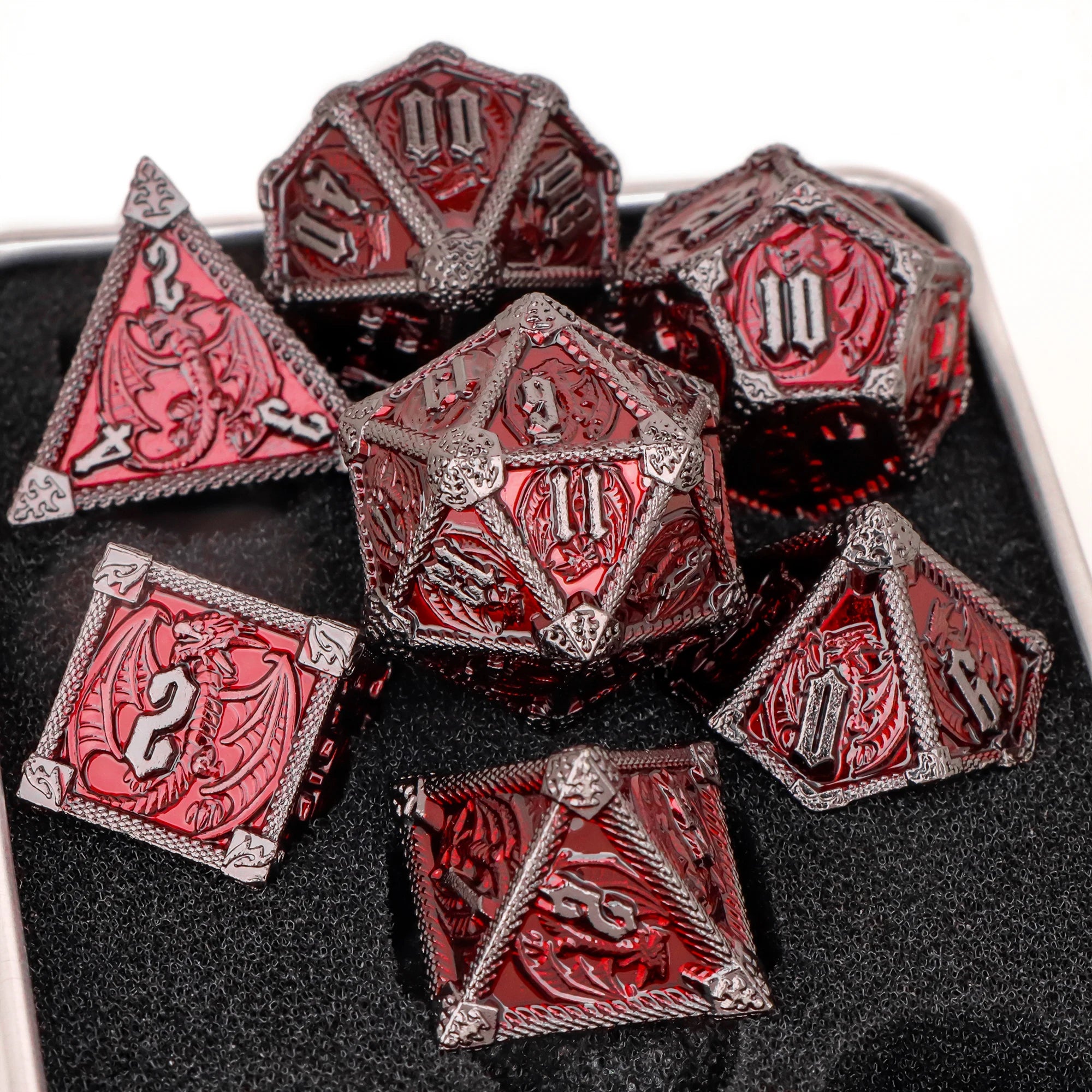D and D Dice RPG Metal Dice for DnD Polyhedral Dice For Dungeons and Dragons Dice Role Playing Games D&D Dice Gifts Green Dice