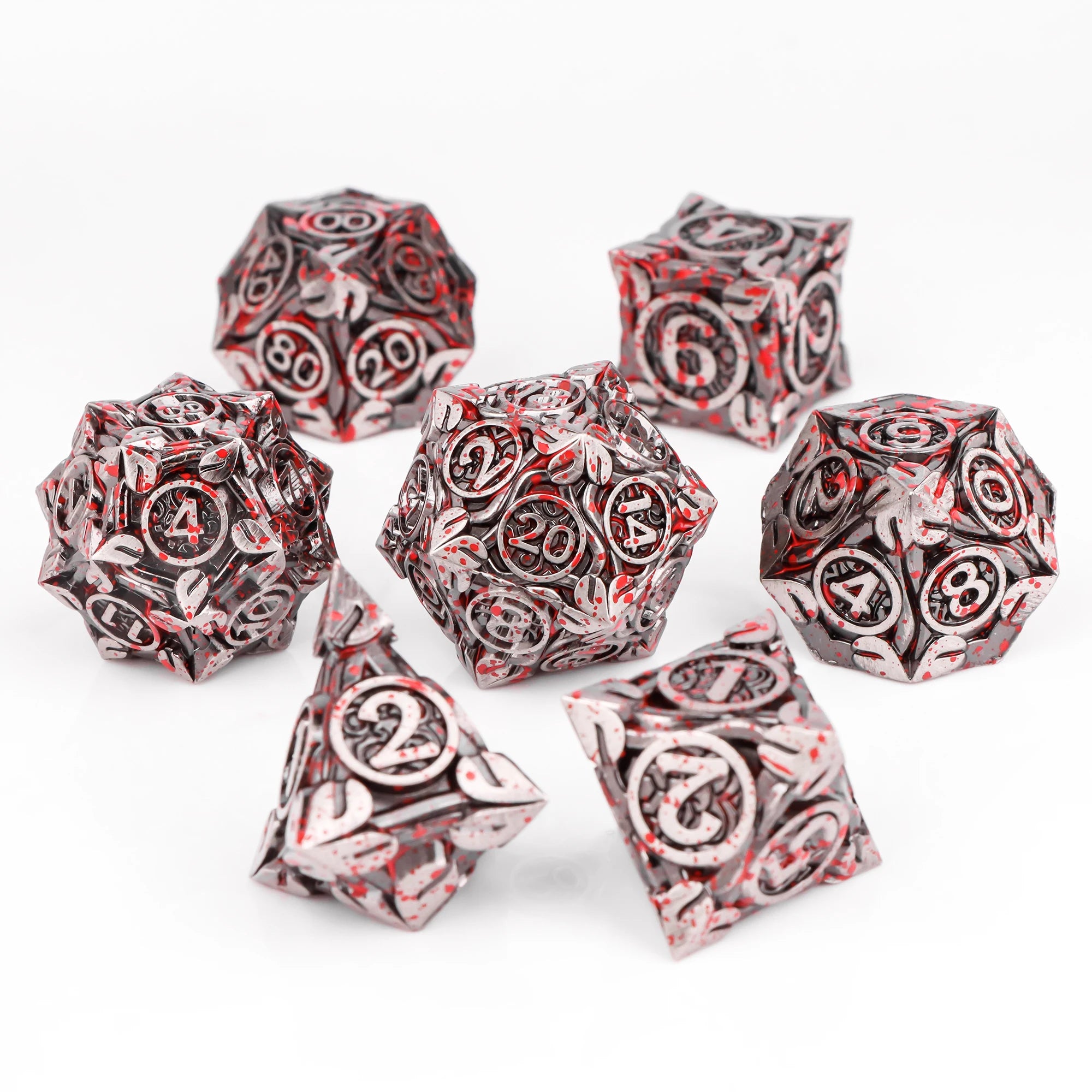 D and D Dice RPG Metal Dice for DnD Polyhedral Dice For Dungeons and Dragons Dice Role Playing Games D&D Dice Gifts Green Dice