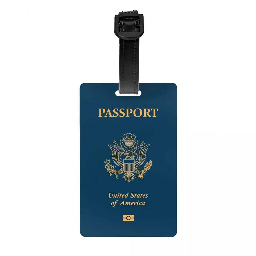 Custom Mexico Passport Luggage Tag With Name Card Privacy Cover ID Label for Travel Bag Suitcase