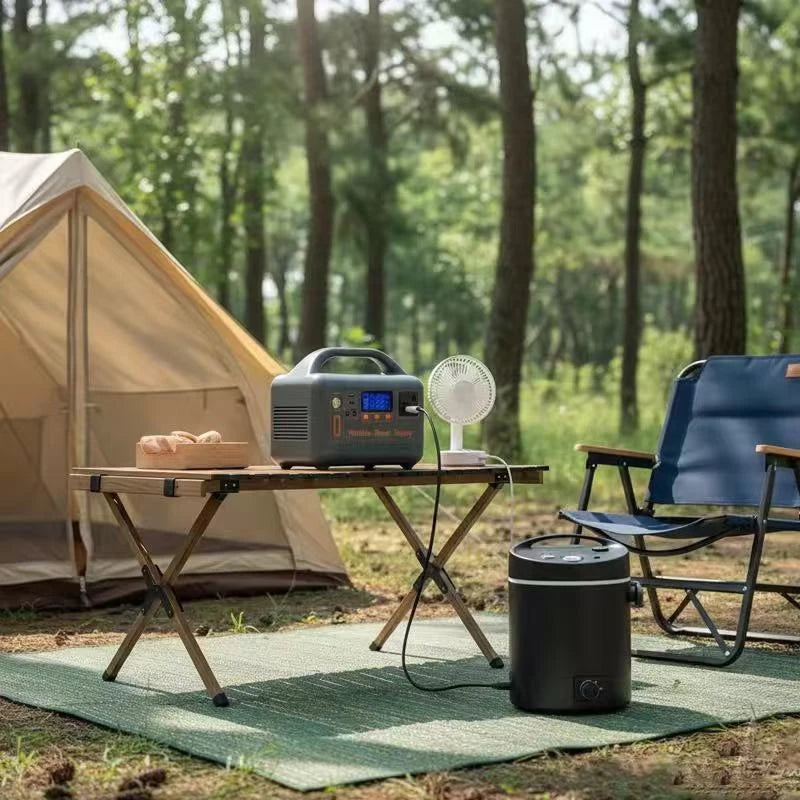 400W Portable Power Station Solar Generator 220V 192Wh LiFePO4 Power Bank for Camping Emergency Energy with Solar Panel Charger