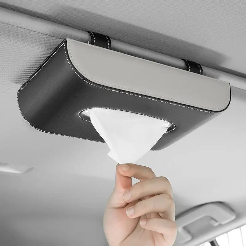 Car Tissue Box, Car Tissue Box, Napkin Box, Car Hanging Sun Visor Tissue Box