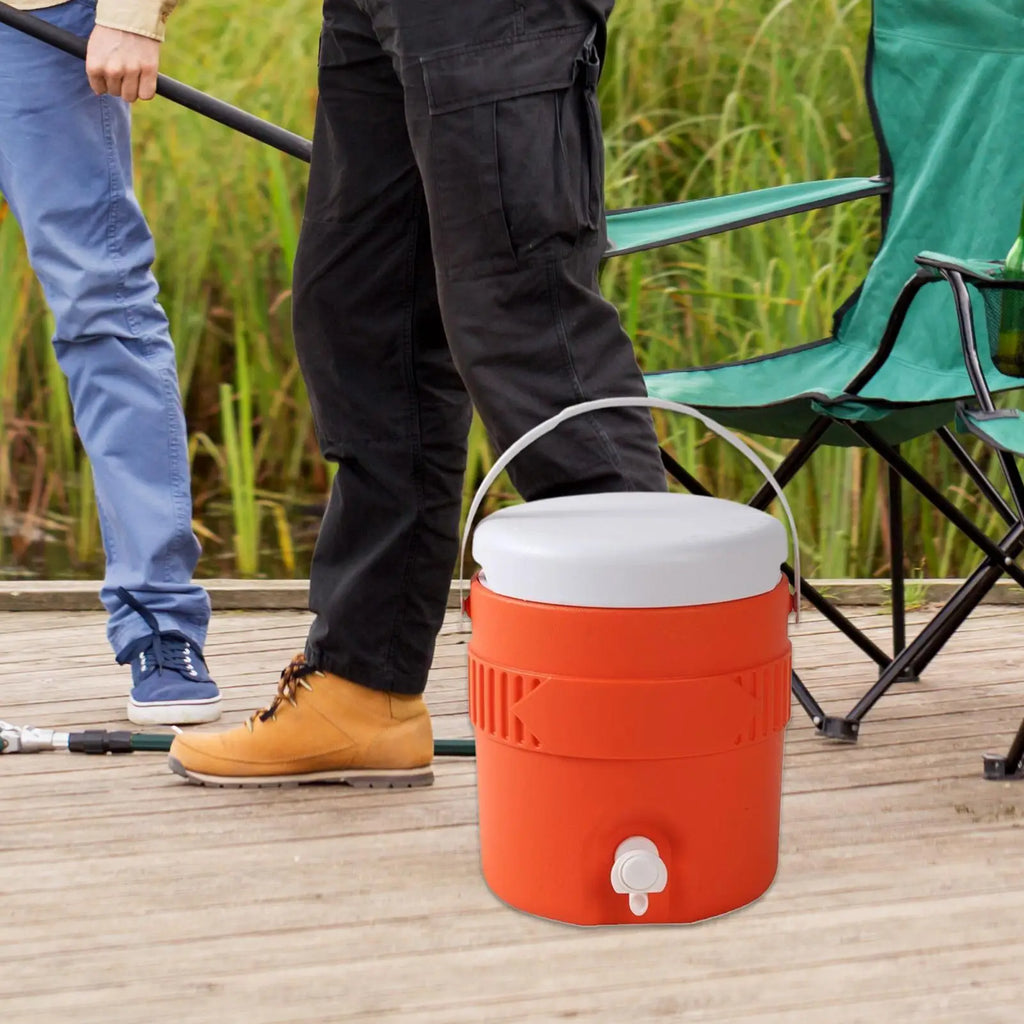 NEW Gallon Water Bottle 3.8L Camping Coolers Long-Lasting Insulation Beverage Serveware Portable Drink Dispensers For Outdoor