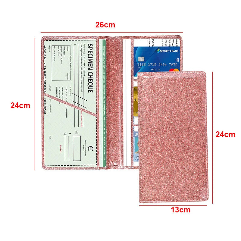 Simple Stylish Driver's License Car Registration Certificate Holder Document Cover Ticket Storage Anti Magnetic Card Bag