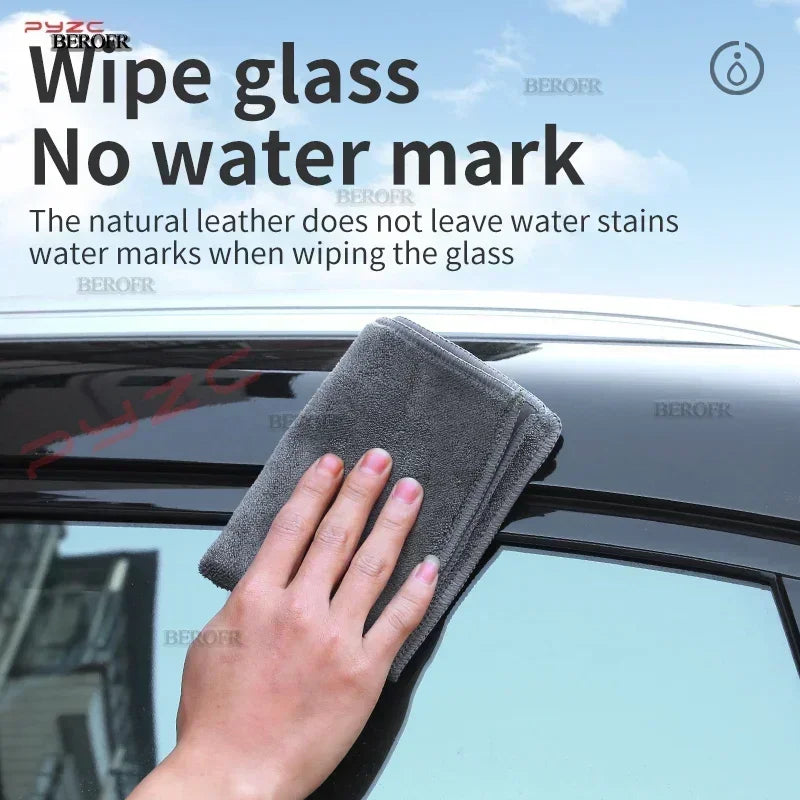 For Changan Car Microfiber Wash Towel Auto Soft Cleaning Towel Wash Drying Cloth  Efficient Water Absorption and Quick Drying