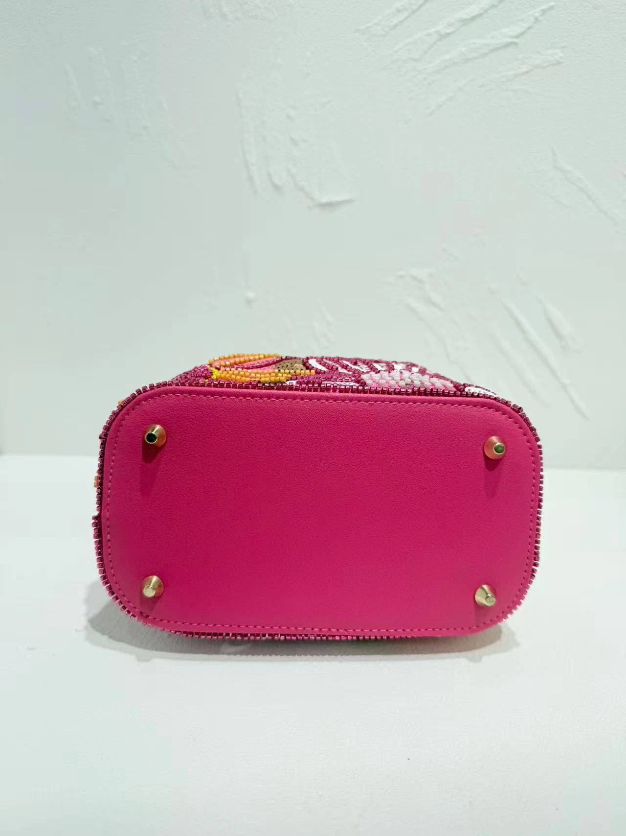 Women Bead Embroidery Shoulder Bag Women Fashionable Sequins Crossbody Chain Bucket Bag Handbag Shoulder Bags