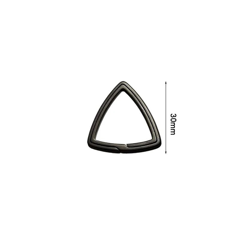 Titanium Key Ring Super Lightweight Titanium Keychain Toasted Blue TC4 for Key Rings Holder Quickdraw Tool Creative Keyring