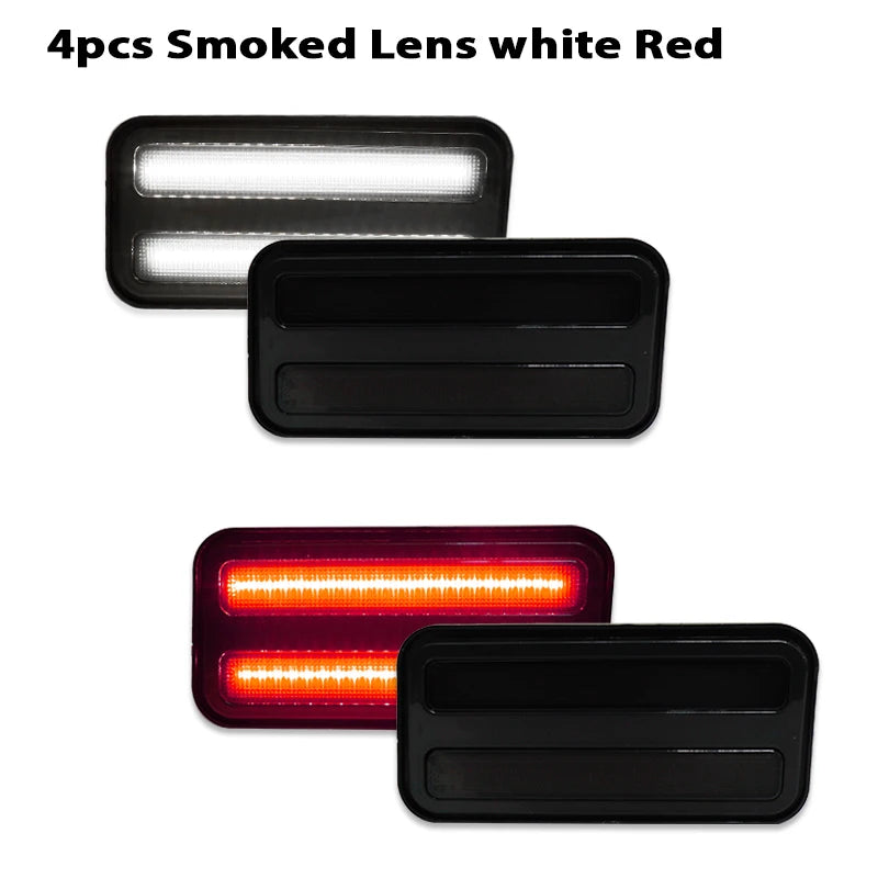Car Front & Rear Sidemarker Lamps For 1970-1981 Pontiac Firebird Turn SignalLights/Driving Lights Side Marker Indicator Lights