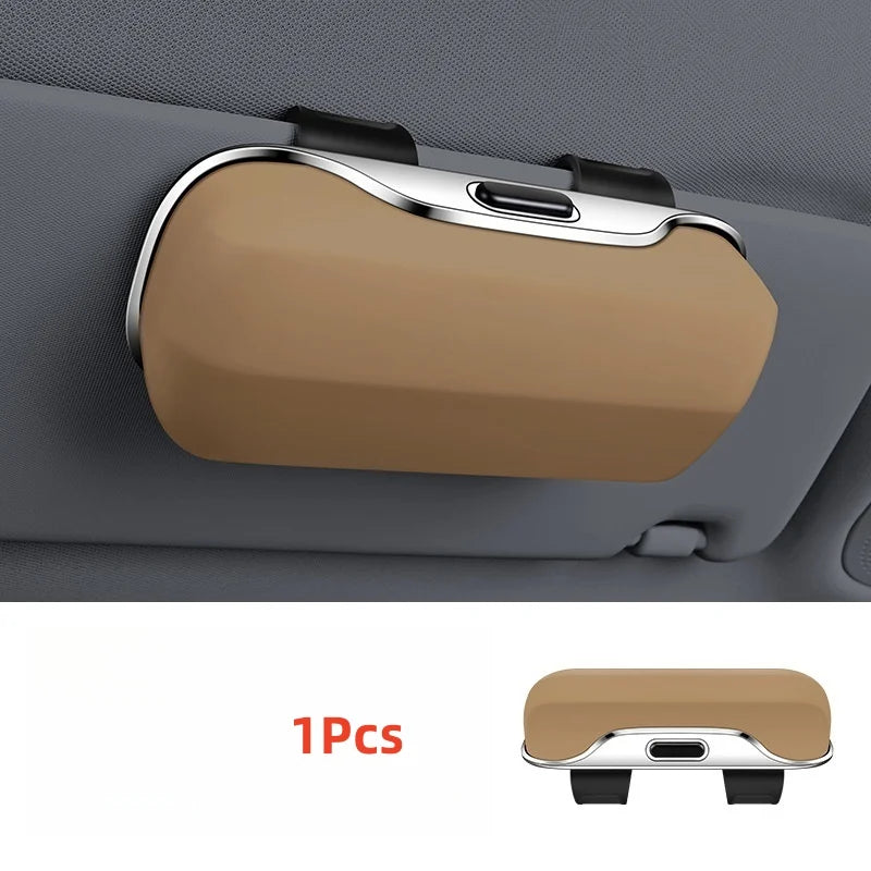 For Car visor eyeglasses case car interior main driver eyeglasses clip sunglasses organizer eyeglasses holder