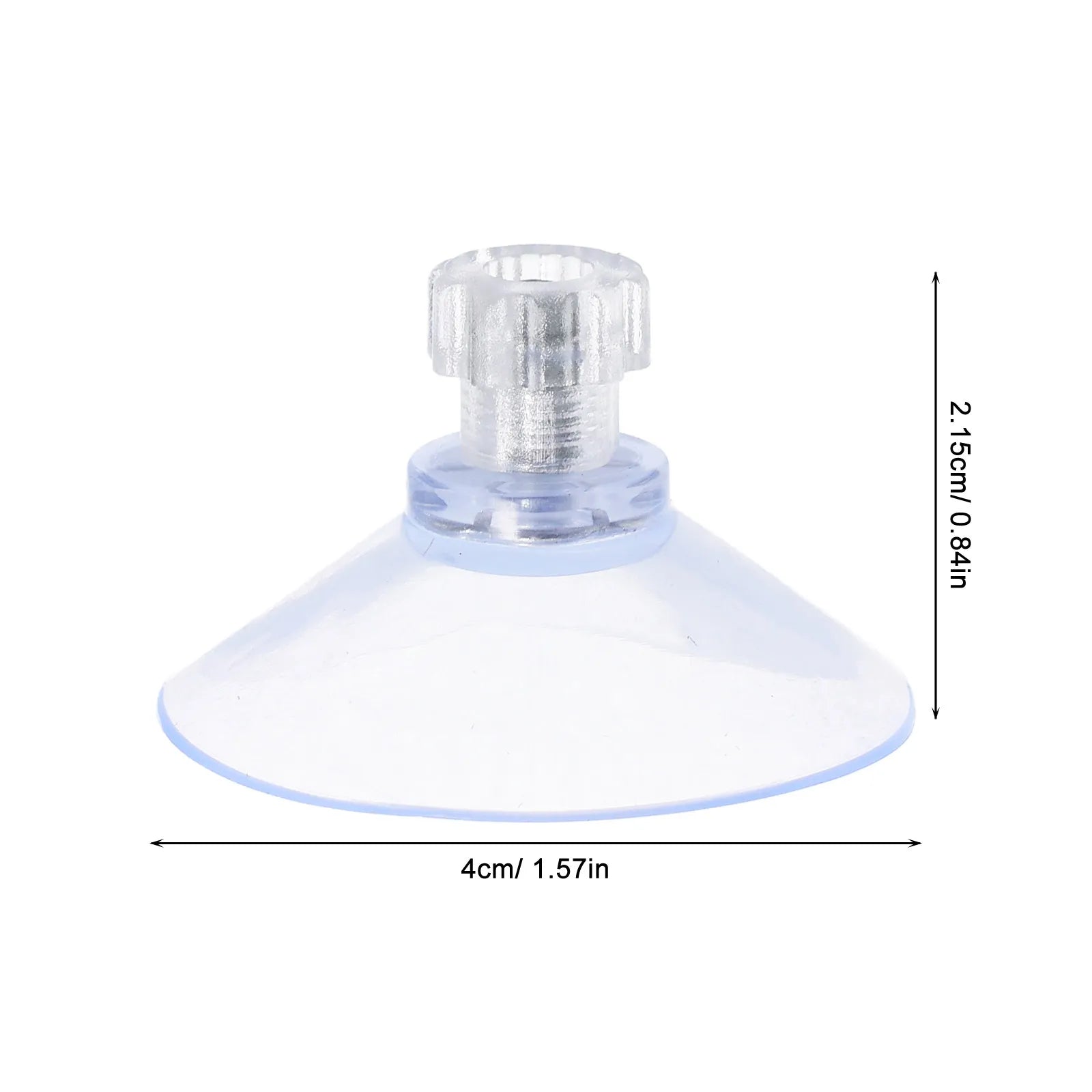 20Pcs Suction Cups Screws Clear M5 Metal Nut Stable Adhesion Easy Install for Glass Table Window Bathroom Kitchen Aquarium