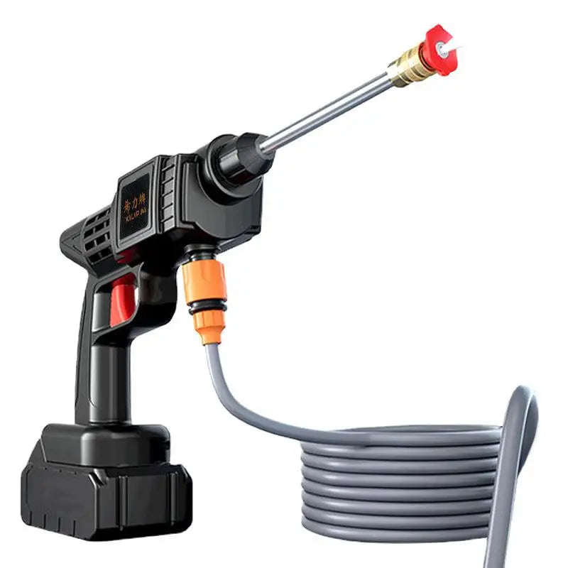 Cordless Pressure Washer - 20V Lithium Battery Powered High Pressure Water Gun for Car Cleaning Home Use