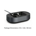 Protable Charging Dock Fit for AirPods Max Headphones Accessories Charging Base USB-C with Dual Connectors Anti-Scratch