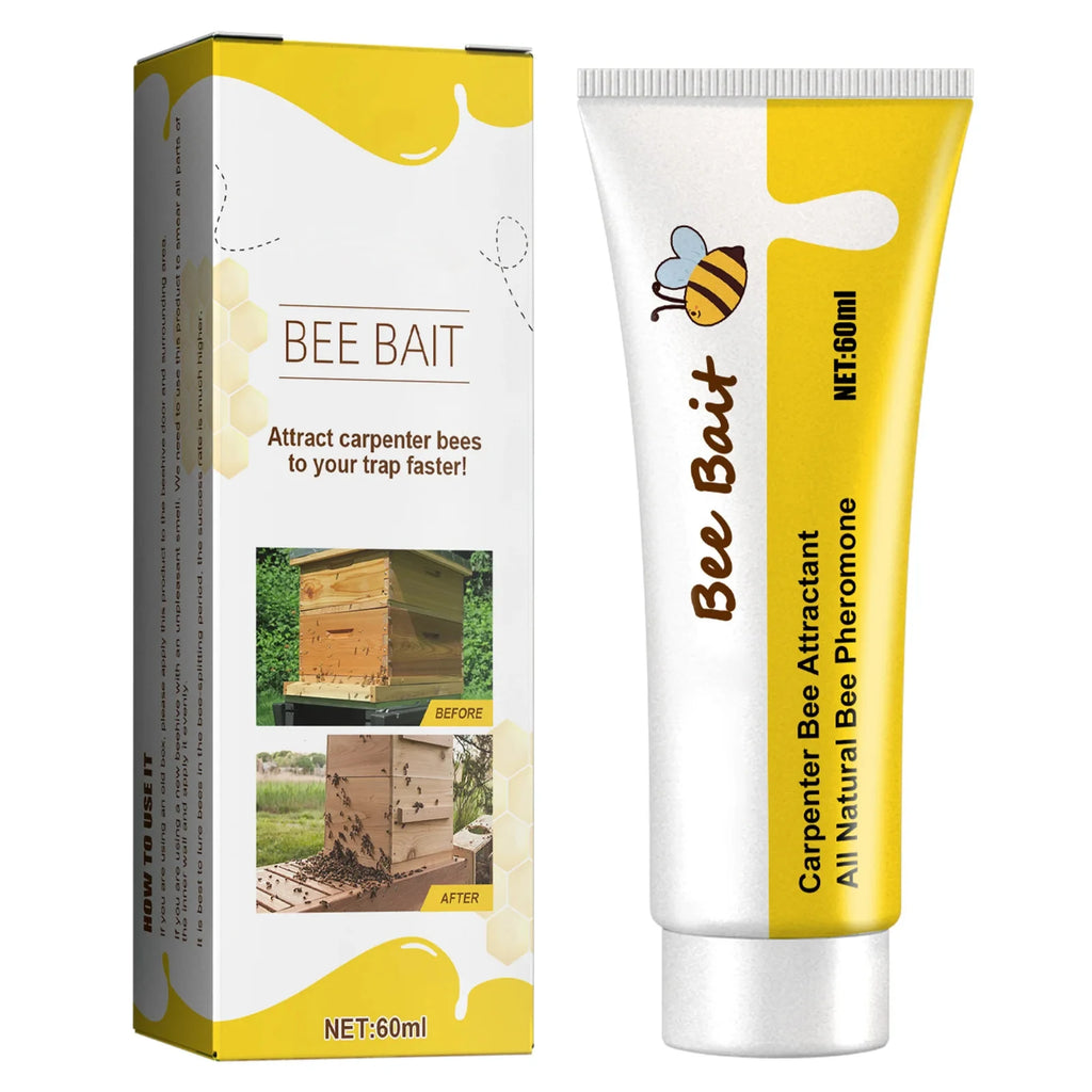 Outdoor Beekeeping Bee Attractant Bait - Easy Catching Bee Queen Pheromone Lure Swarm Commander for Honey Hive Attraction