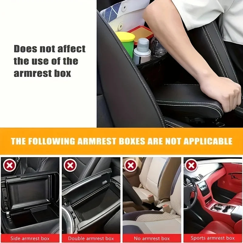 PU Leather Storage Bag Between Car Seats
