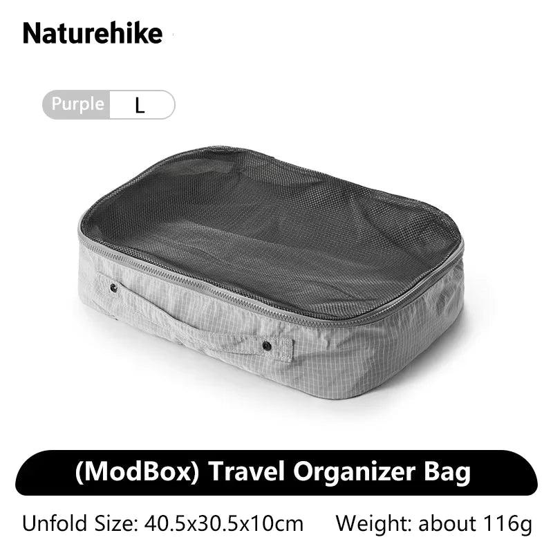 Naturehike ModBox Travel Storage Bag Portable Outdoor Camping Business Trip Suitcase Clothing Separator Makeup Organizer Bags