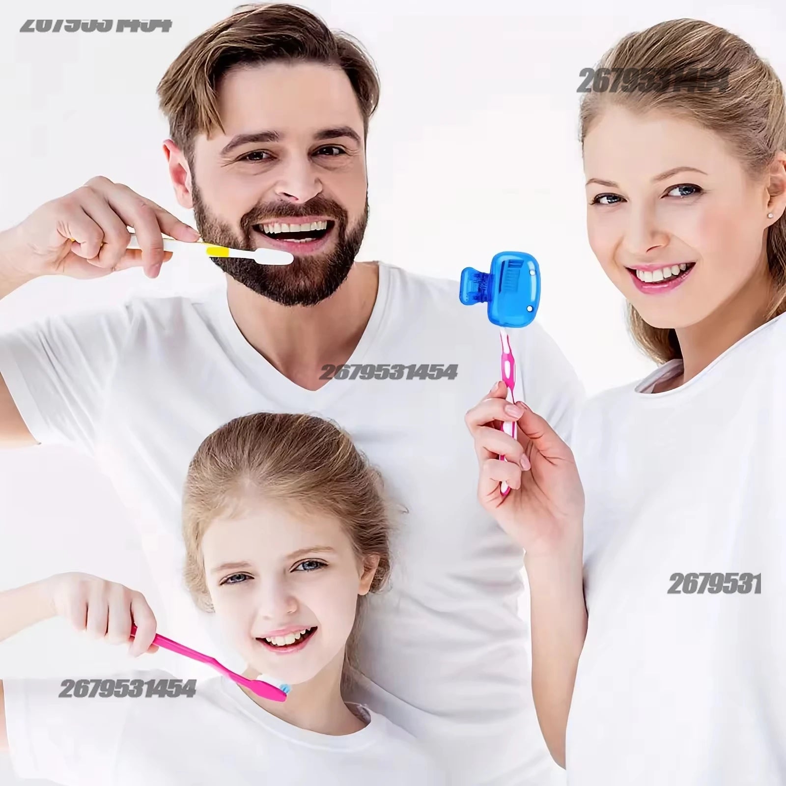 Toothbrush CaseHousehold Storage Clip - Portable Travel Toothbrush Dust Protective Cap - Storage Box Portable Head Travel