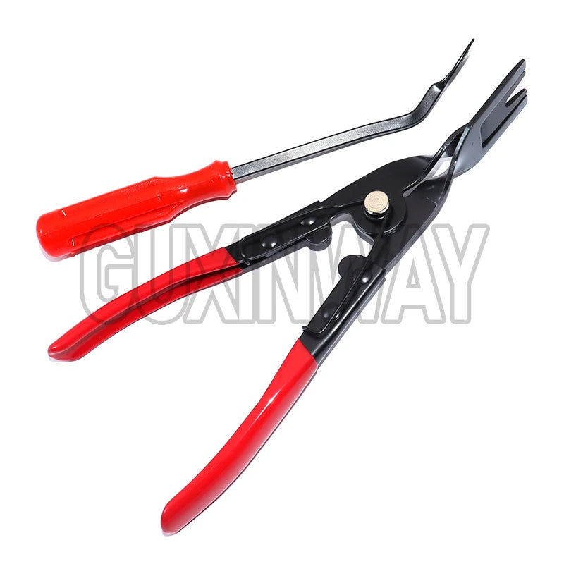 Car Clip Removal Pliers Tools Auto Body Panel Door Fastener Push Pin Trim Removal Tool Kit Automotive Pry Tool Repair Set