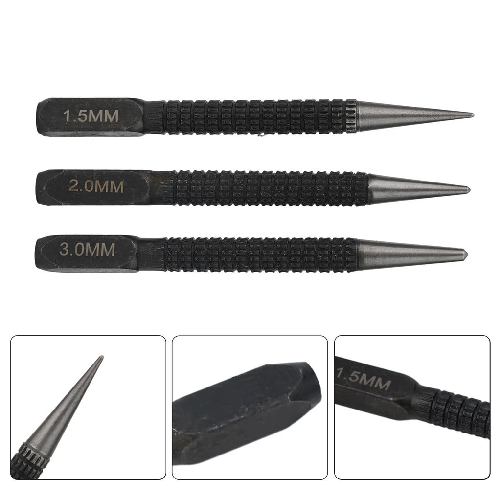 Marking Center Punch Positioning Strong Alloy Steel Glass Hand Tools Hole Pointer Wood 1.5/2/3mm Adjustable Hot