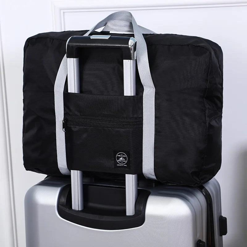 Foldable Travel Duffel Bag for Airlines Carry on Bag for Women and Girls Lightweight Large Capacity Sports Weekend Trip Overnigh