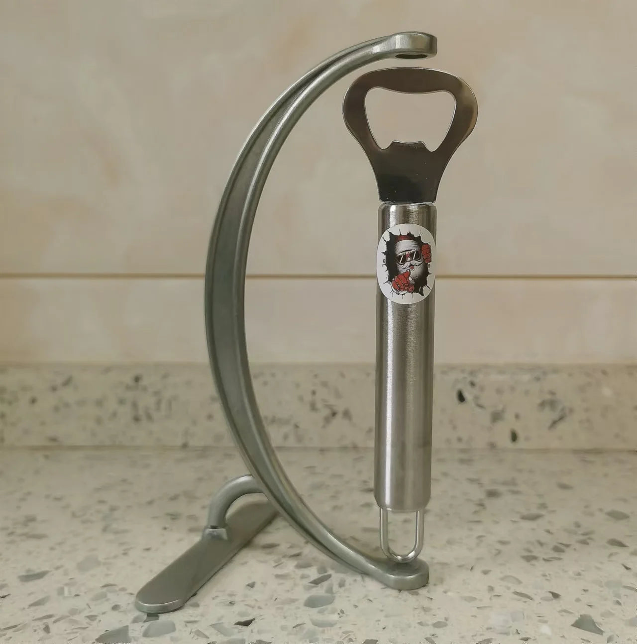 Magnetic Levitation Bottle Opener, Stands Upright Without Falling, Does Not Use Electricity, Creative Bottle Opener Decoration. Stainless Steel Bottle Opener