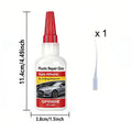 Plastic Repair Glue, Super Adhesive High Strength Bond, Quick-Drying Formula, No Drilling Required for Universal Plastic Repair