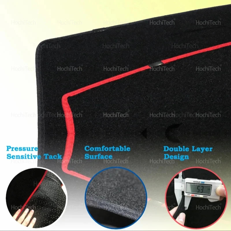 For Mazda 6 Mazda6 2016 2017 2018 GL Atenza Dashboard Cover Pad Car Liner Anti-UV Mat Sunshade Dashmat Carpet Dash