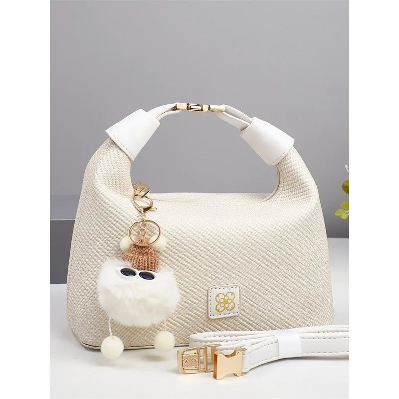 women's bag 2026 Popular crossbody pillow bag with cartoon accessories small square bag