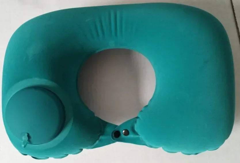 Travel Pillows Inflatable Super Light Portable Neck Pillow U-Shape Automatic Inflatable Cervical Vertebr Pillow 02