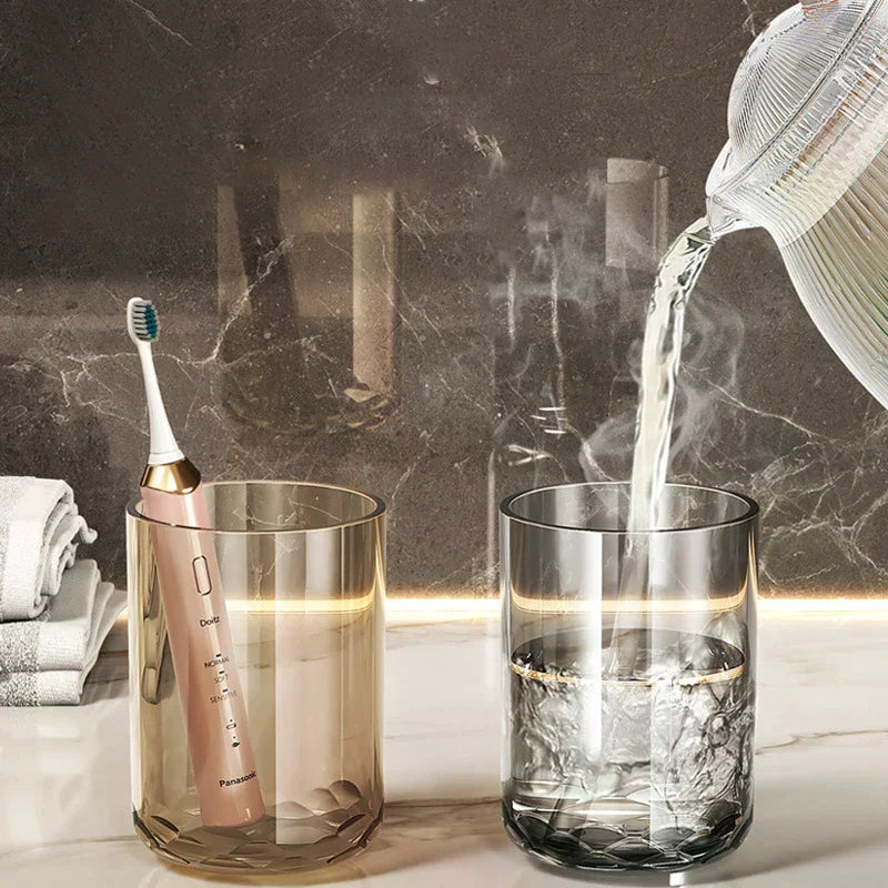 Accessory Toothpaste Toothbrush Holder Travel Bathroom Organizer Portable Wash Cup Storage Box Plastic Brush Mouthwash