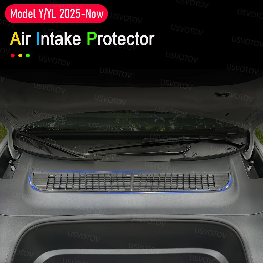 Front Grill Mesh Insert for Tesla Model Y Premium Juniper Model YL 2025 2026 Bumper Air Inlet Vent Grille Cover Trim Accessories
