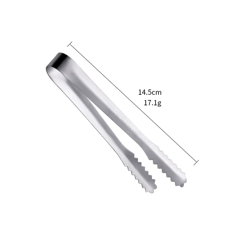 Stainless Steel 6 Inch Small Ice Clip Cafe Sugar Clip Hotel Towel Clip Household Kitchen Gadgets Food Clip