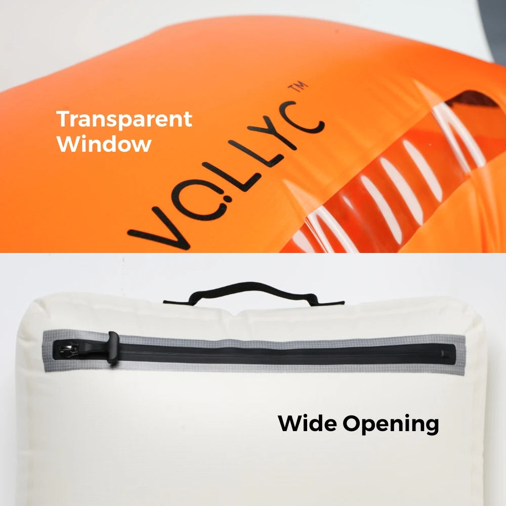 FLEXTAIL X VOLLYC EZYPACK - 25L Vacuum Storage Bag, Reusable Clothing Storage Bag, Travel Backpack Luggage Bag, 85% Compression