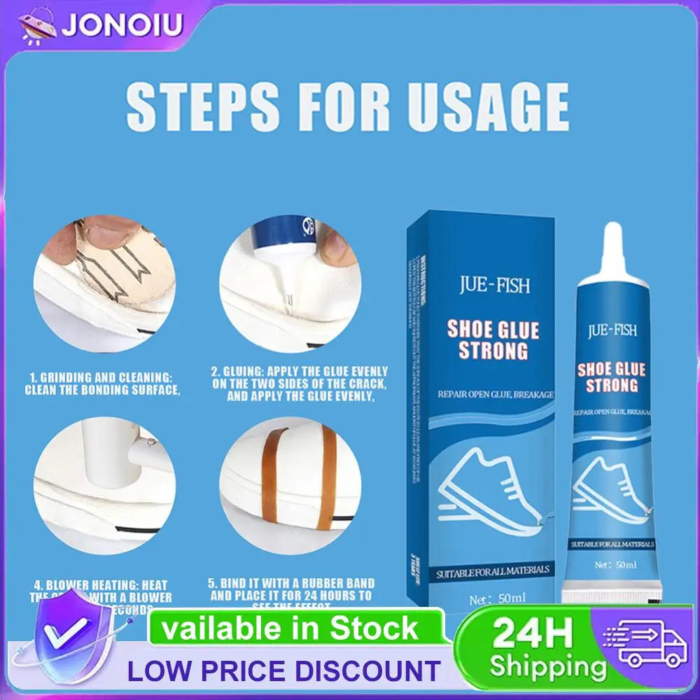 Strong Adhesive Worn Shoes Repairing Glue Sneakers Boot Sole Fix Bond Adhesive