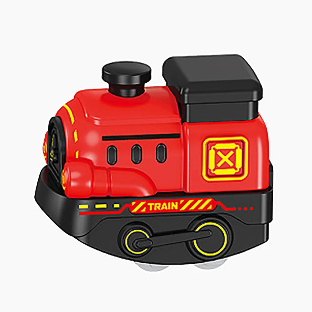 Fun Plastic Magnetic Tracks Train Smooth Steady Driving Intelligent Toy Railway Track Toys Small Train Kids Toy